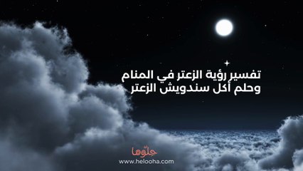 تفسير رؤية الزعتر في المنام وحلم أكل سندويش الزعتر