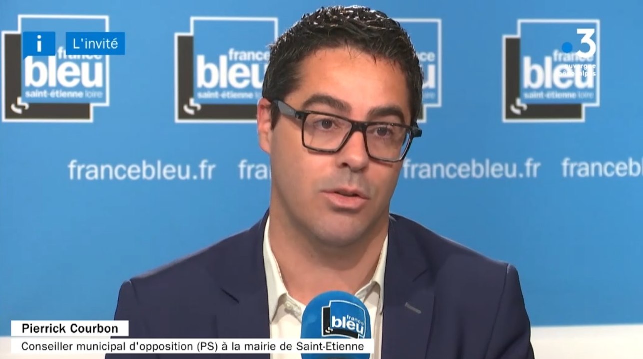 Pierrick Courbon, conseiller municipal d'opposition, dénonce "l'austérité" budgétaire de la mairie de Saint-Étienne