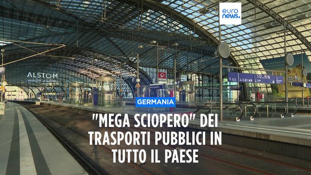 Sciopero in Germania: paralizzato il sistema dei trasporti