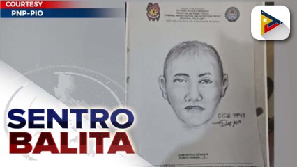 Artist sketch ng isa sa mga suspect sa pagpatay kay San Miguel, Bulacan Chief of Police Lt. Col. Marlon Serna, inilabas ng PNP
