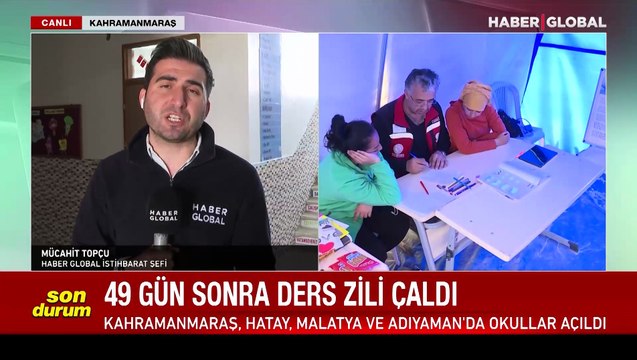 Kahramanmaraş, Hatay, Adıyaman ve Malatya'da bugün ders zili çaldı