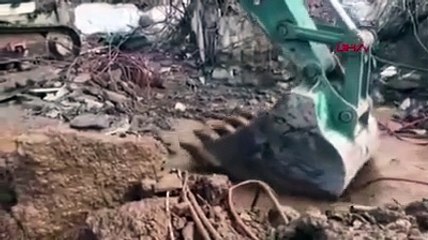 36 kişinin öldüğü apartmanda kesilmiş kolon tespit edildi