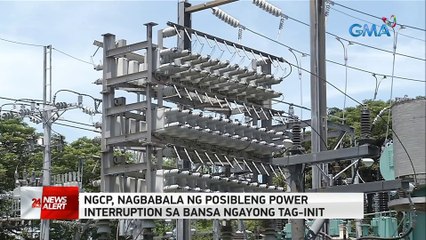 NGCP, nagbabala ng posibleng power interruption sa bansa ngayong tag-init | 24 Oras News Alert