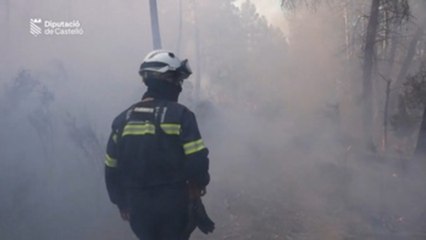 Evolución positiva en el incendio de Castellón, que frena el avance del fuego