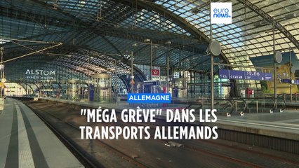 L'Allemagne frappée par une "méga-grève" dans les transports ce lundi