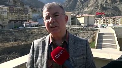 Hayalet şehir Yusufeli'nde binalar sular altında