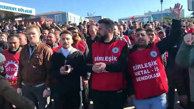 Ankara’ya yürümek isteyen Mata işçilerine polis müdahalesi