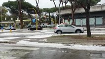 Maltempo, forte grandinata a Roma