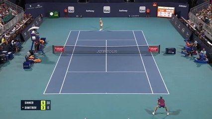 Highlights: Sinner erreicht Achtelfinale in Miami