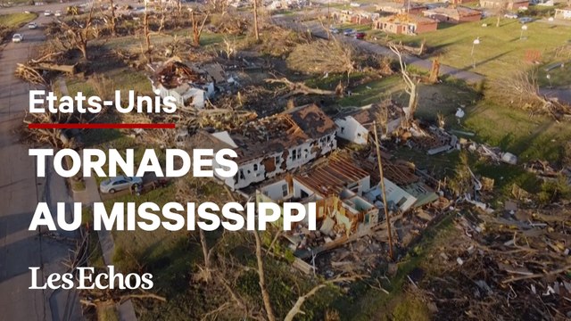 Le Mississippi dévasté par des tornades, l'aide fédérale déployée