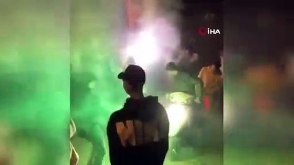 Asker eğlencesinde yürekleri ağızlara getiren görüntüler