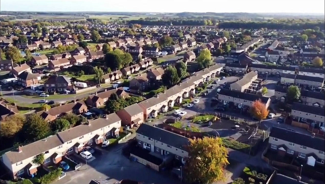 Drone footage of Carlton in Lindrick, Worksop part 1 video Dailymotion