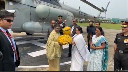 দুদিনের বঙ্গ সফরে রাষ্ট্রপতি দ্রৌপদী মূর্মূ