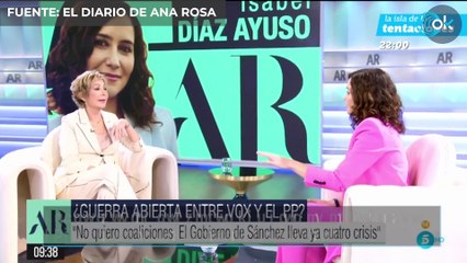 Ayuso ironiza sobre los cambios en el Gobierno: «Han sido sin perspectiva de género»