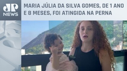 Bebê atingida por bala perdida em comunidade de Copacabana recebe alta