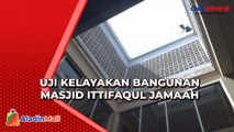 Kubah Masjid Runtuh, Polisi dan Dinas PU Lakukan Uji Kelayakan Bangunan