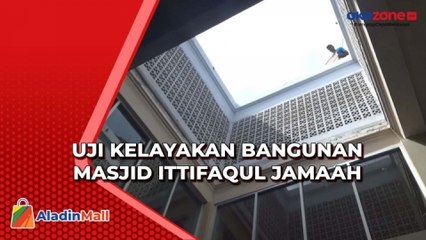 Kubah Masjid Runtuh, Polisi dan Dinas PU Lakukan Uji Kelayakan Bangunan
