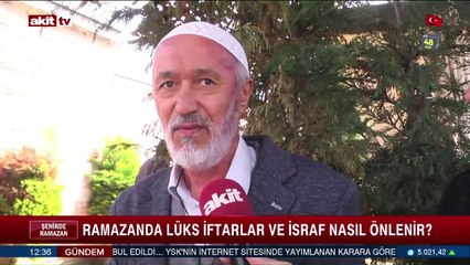 Ramazanda lüks iftarlar ve israf nasıl önlenir ?