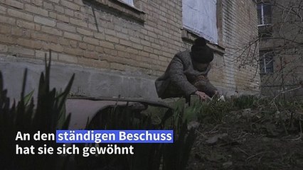 Gärtnern unter ständigem Beschuss in der Ostukraine