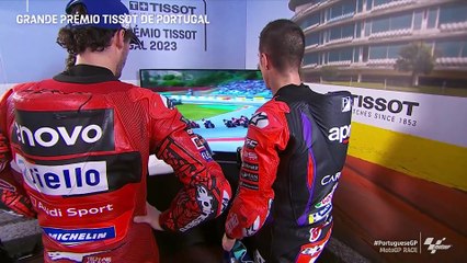 Reação dos pilotos ao acidente de Miguel Oliveira