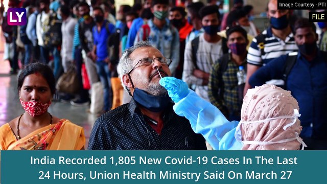 Covid-19 In India: 1,805 New Cases Recorded In 24 Hours; Active Cases Stand At 10,300