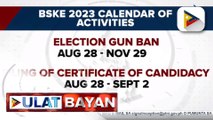 Comelec, naglabas na ng final schedule para sa BSKE