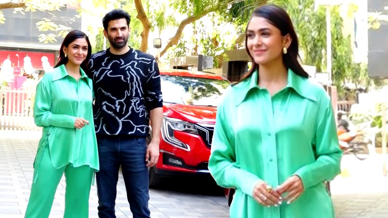 Aditya Roy Kapur और Mrunal Thakur एक साथ आए नजर