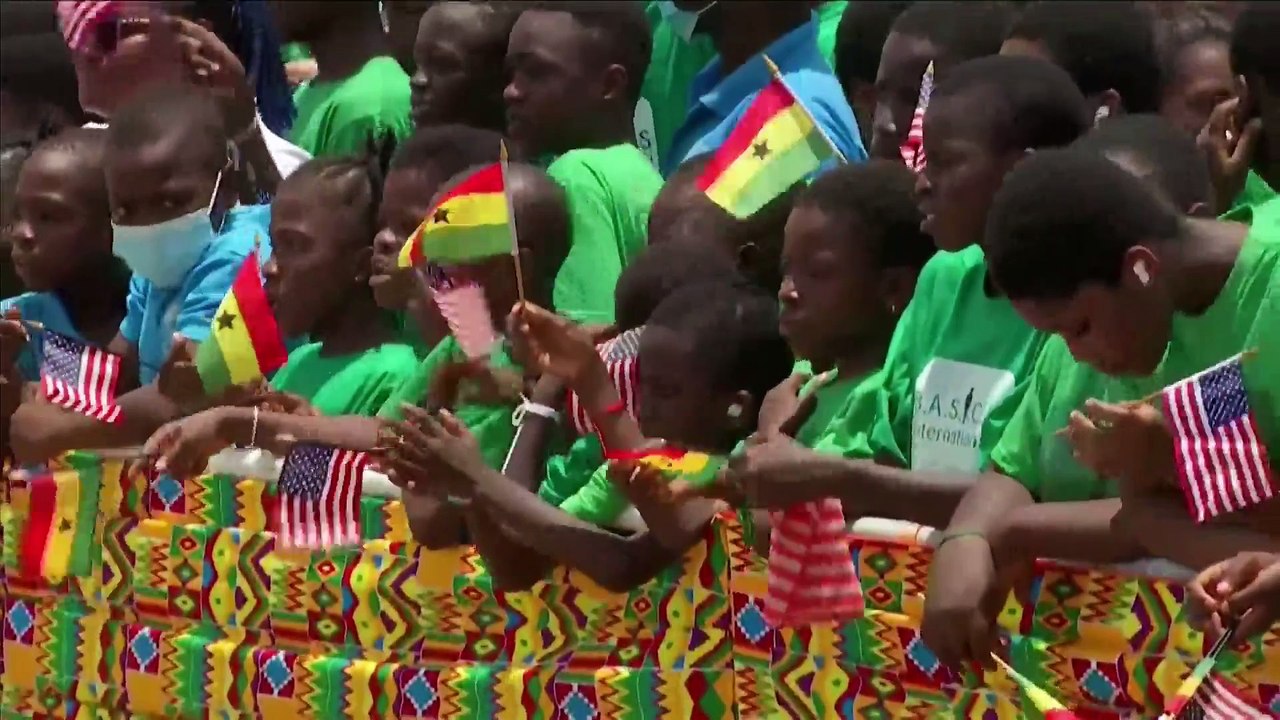 US vice president Harris lands in Ghana, first stop of African tour