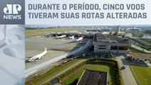 Drone causa suspensão de pousos e decolagens no aeroporto de Guarulhos
