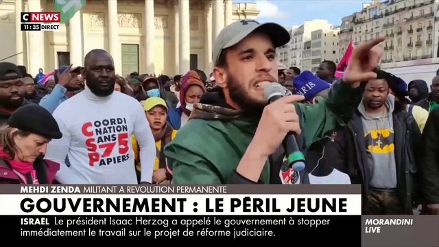 Retraites - Jean Messiha en colère, dans Morandini Live , contre un étudiant étranger qui appelle à la mobilisation contre la réforme: Il faut le renvoyer chez lui et supprimer son visa étudiant - Regardez