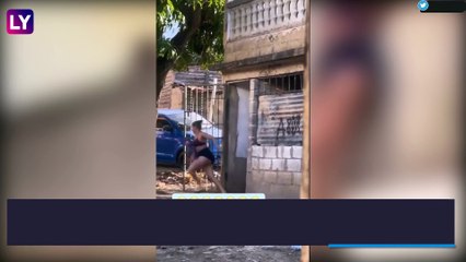 Viral: অন্তর্বাসে স্বামীর প্রেমিকাকে তাড়া স্ত্রীর