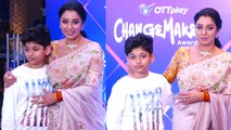 Rupali Ganguly with Her Son At Ottplay Changemakers Awards । FilmiBeat