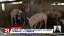 Karneng baboy, posibleng magmahal pa dahil sa ASF -- Pork Producers Federation | 24 Oras