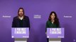 Podemos supedita su apoyo a Díaz a un acuerdo 