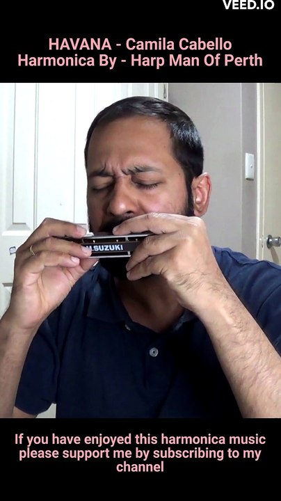 Havana - Camila Cabello | Harmonica music  @camilacabello  #havana #shortsfeed #shorts #youtubeshorts