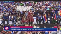 Evo Morales critica manejo económico en aniversario de su partido