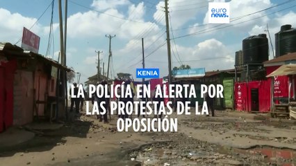 La policía de Kenia en alerta por las protestas de la oposición declaradas ilegales por el Gobierno