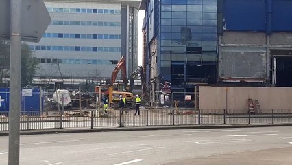 Watch: Developers start demolition work on former nightclub in Crawley