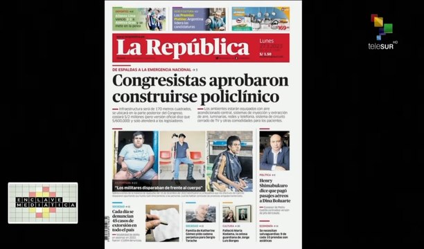 Enclave Mediática 27-03: Peruanos rememoran matanza de Ayacucho