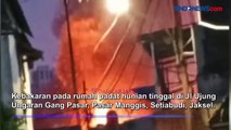 Kebakaran Hanguskan Pemukiman Padat di Setiabudi Jakarta Selatan