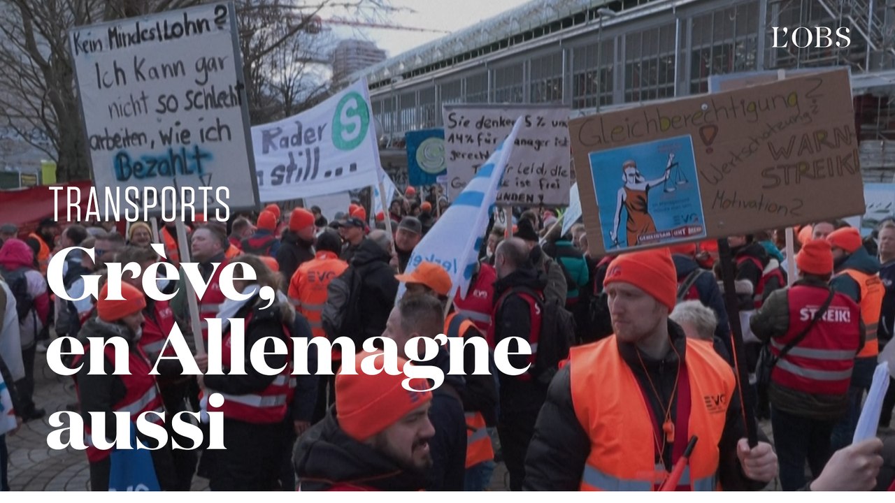 Allemagne : une "méga-grève" pour les salaires paralyse les transports