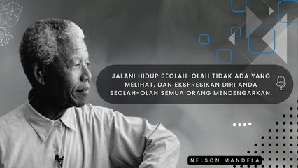SEBELUM TERLAMBAT! Baca ini untuk Menjadi Bijak dengan Berguru pada Nelson Mandela #nelsonmandela