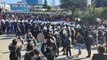 Ankara'ya yürüme kararı alan işçilere polis ablukası