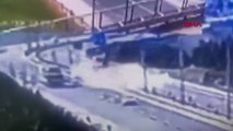 Silivri TEM'de 6 kişinin öldüğü kaza kamerada