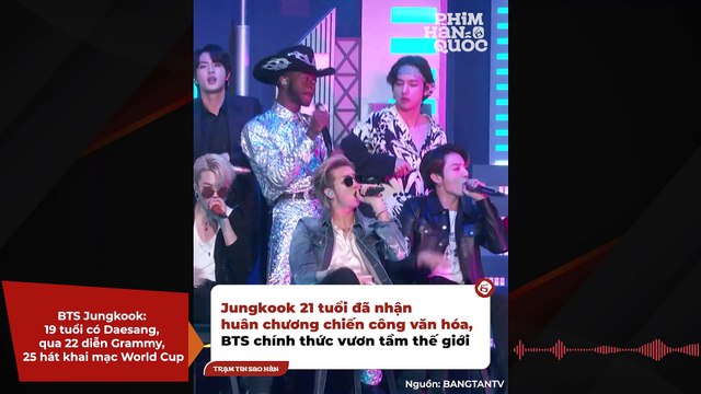 BTS Jungkook: 19 tuổi có Daesang, qua 22 diễn Grammy, 25 hát khai mạc World Cup | Điện Ảnh Net