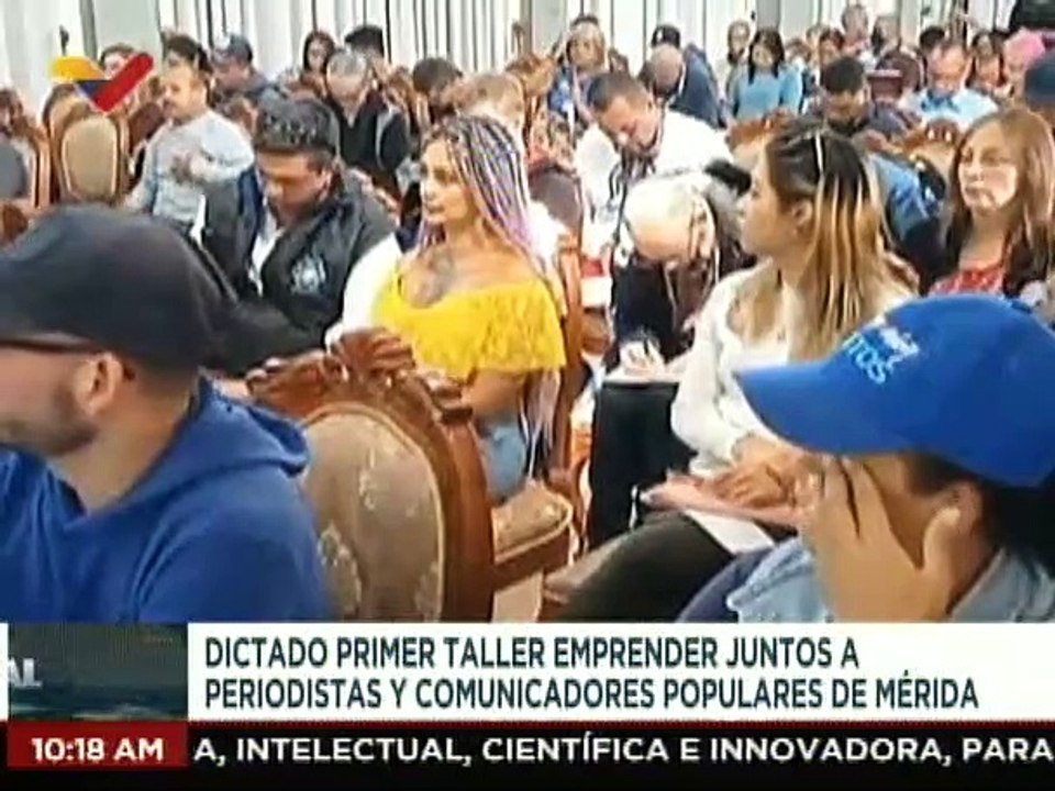 Primer taller "Emprender Juntos" fue dictado a periodistas y comunicadores populares de Mérida