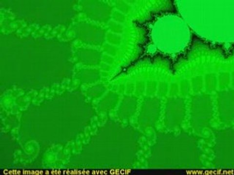 Zoom dans l'ensemble de Mandelbrot