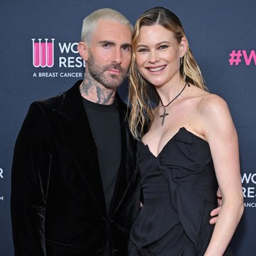 Behati Prinsloo shares first glimpse of her third child with Adam Levine