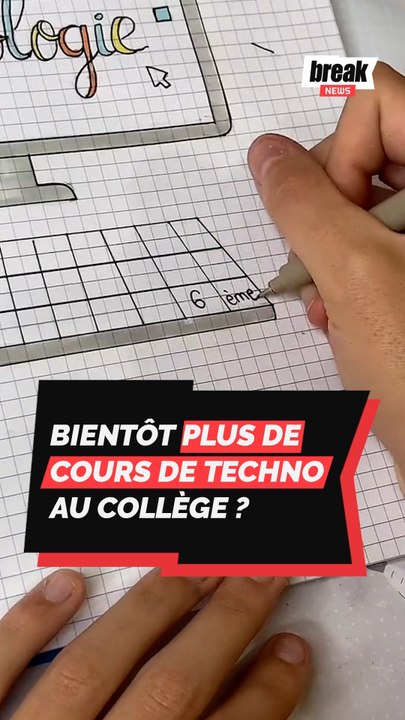 Bientôt plus de cours de techno au collège ?