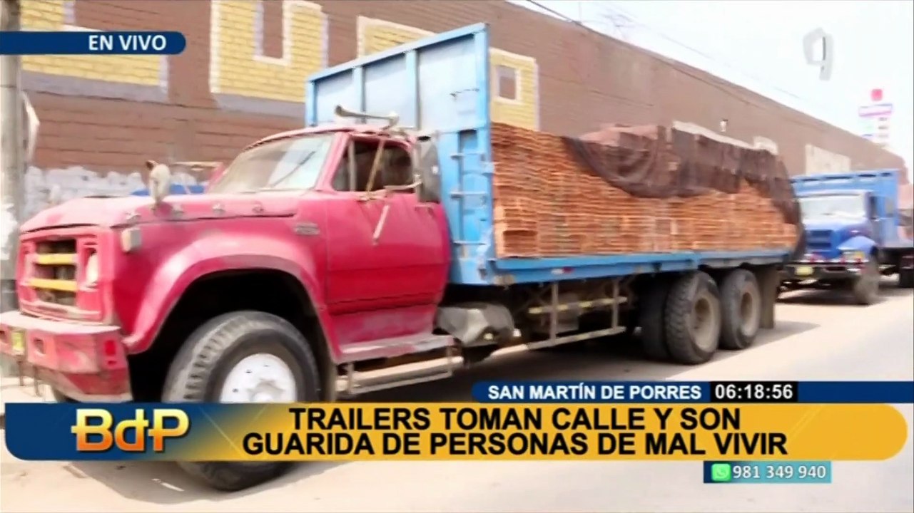 Grave denuncia: vecinos de SMP denuncian que gente de mal vivir utiliza camiones como guarida